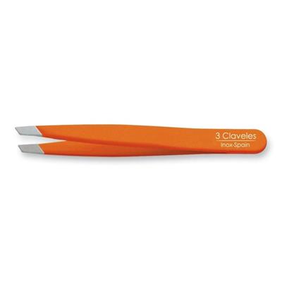 INOX PINZA P.SESGADA NARANJA 9 CM. D 3C