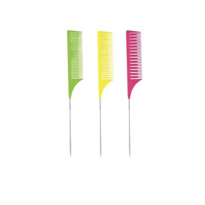 LONG PIN TINT COMB YELLOW, PINK, GREEN 3PCS-BOX
