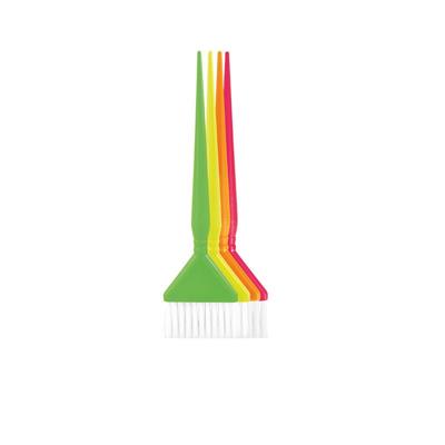 YELLOW, PINK, GREEN, ORANGE TINT BRUSH SET 4PCS-BOX
