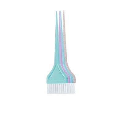 GREEN, PURPLE, BLUE NATURAL + WHITE BRISTLE TINT BRUSH SET 4PCS-BOX
