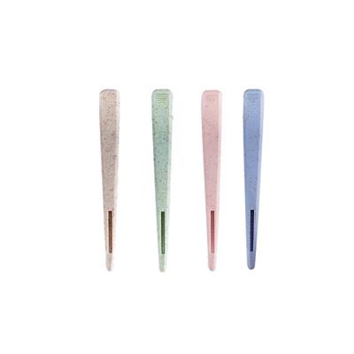 GREEN, PINK, BLUE, NATURAL HAIR CLIP SET 4PCS-BOX
