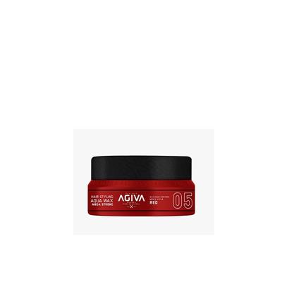 HAIR STYLING AQUA WAX MEGA STRONG RED 05 90ML NUEVO FORMATO AGIVA