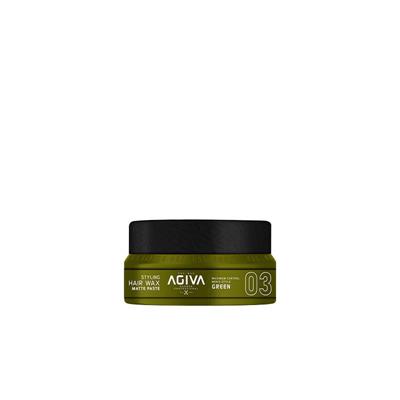 HAIR STYLING HAIR WAX MATTE PASTE GREEN 03 90ML NUEVO FORMATO AGIVA