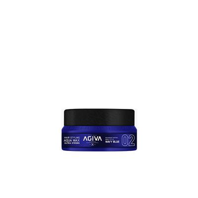HAIR STYLING AQUA WAX ULTRA STRONG BLUE 02 90ML NUEVO FORMATO AGIVA