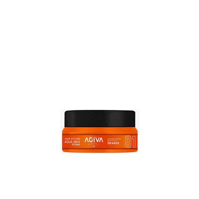 HAIR STYLING AQUA WAX STRONG ORANGE 01 90ML NUEVO FORMATO AGIVA