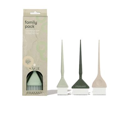  PACK BRUSH SET NEUTRALS SAGE FAMILY
