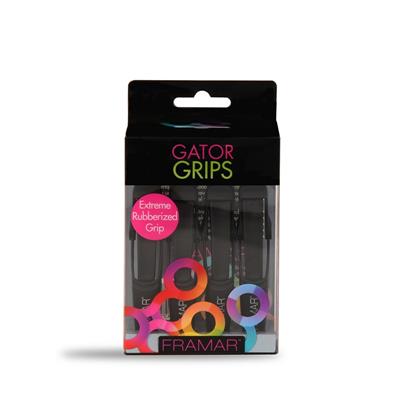 GOMA NEGRAS PINZAS PARA CABELLO 4 UNIDADES