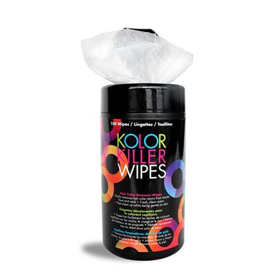 LIMPADORES TOALLITAS TINTE DE PELO 100 UNIDADES