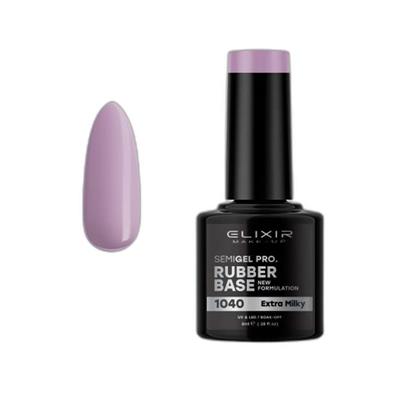 SEMI GEL COLOR 8 ML RUBBER BASE EXTRA MILKY ELIXIR