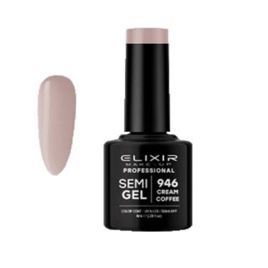 CREAM COFFEE SEMI GEL COLOR 8 ML ELIXIR Nº 946