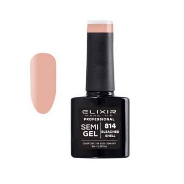 BLEACHED SHELL Nº 814 SEMI GEL COLOR 8 ML ELIXIR