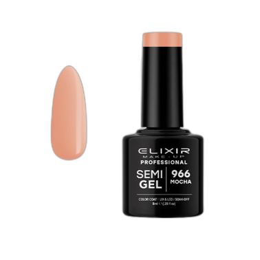 MOCHA SEMI GEL COLOR 8 ML ELIXIR Nº 966