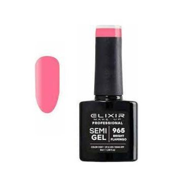 BRIGHT FLAMINGO SEMI GEL COLOR 8 ML ELIXIR Nº 965
