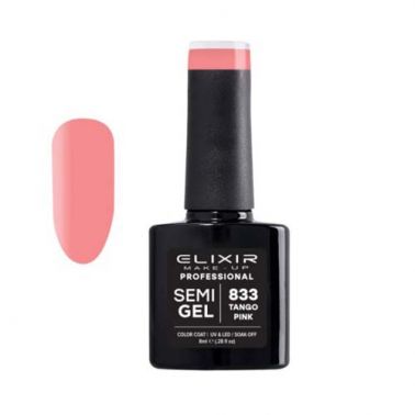 TANGO PINK SEMI GEL COLOR 8 ML ELIXIR Nº 833