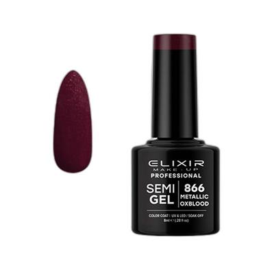 METALLIX OXBLOOD SEMI GEL COLOR 8 ML ELIXIR Nº 866