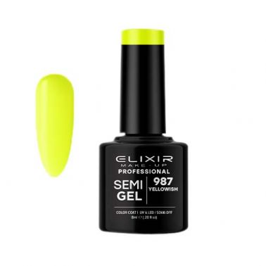 YELLOWISH SEMI GEL COLOR 8 ML ELIXIR Nº 987