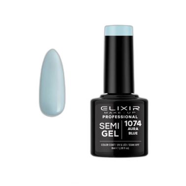 SEMI GEL COLOR 8 ML AURA BLUE Nº 1074 ELIXIR
