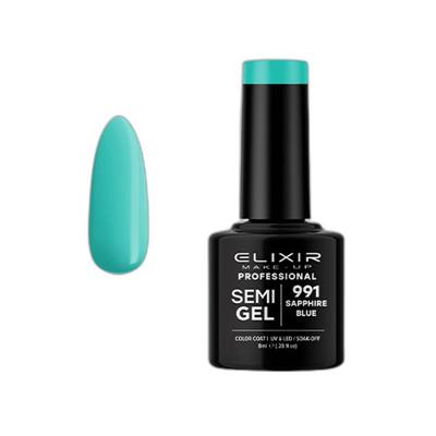 SAPHIRE BLUE SEMI GEL COLOR 8 ML ELIXIR Nº 991