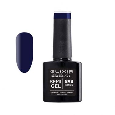 INDIGO SEMI GEL COLOR 8 ML ELIXIR Nº 898