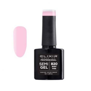 BABY PINK SEMI GEL COLOR 8 ML ELIXIR Nº 820