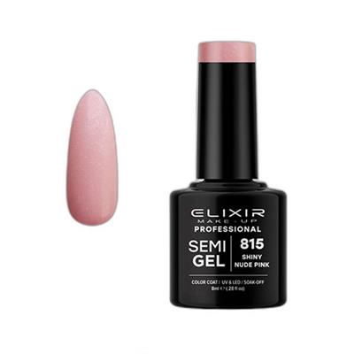 SHINY NUDE PINK Nº 815 SEMI GEL COLOR 8 ML ELIXIR