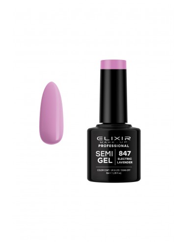 ELECTRIC LAVANDER SEMI GEL COLOR 8 ML ELIXIR Nº 847