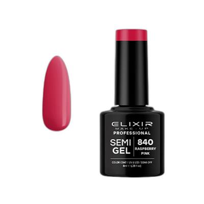 RASPBERRY PINK SEMI GEL COLOR 8 ML ELIXIR Nº 840