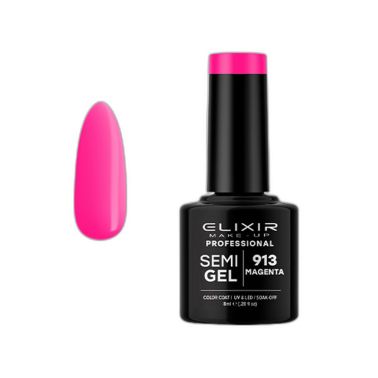 MAGENTA SEMI GEL COLOR 8 ML ELIXIR Nº 913