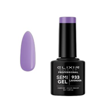 LAVENDER SEMI GEL COLOR 8 ML ELIXIR Nº 933