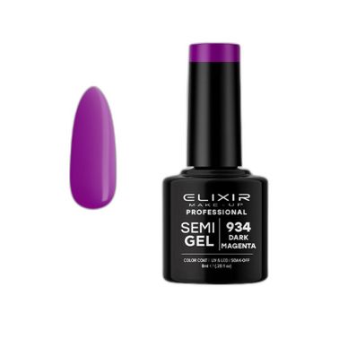 METALLIC MARDI GRAS SEMI GEL COLOR 8 ML ELIXIR Nº 864
