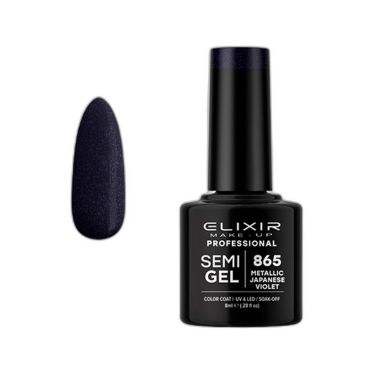 METALLIC JAPANESE VIOLET SEMI GEL COLOR 8 ML ELIXIR Nº 865
