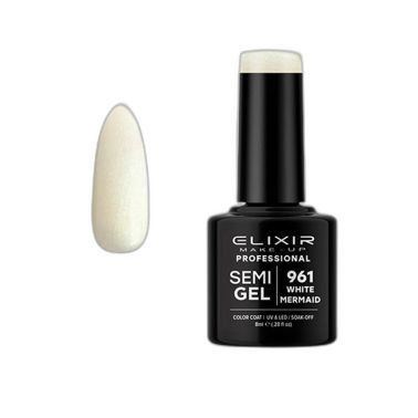 WHITE MERMAID SEMI GEL COLOR 8 ML ELIXIR Nº 961