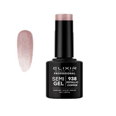 METALLIC COPPER SEMI GEL COLOR 8 ML ELIXIR Nº 938