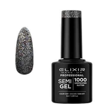 SEMI GEL COLOR 8 ML UNSPECIFIED GLITTER Nº 1000 ELIXIR