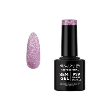 MURIVA SPARKLE SEMI GEL COLOR 8 ML ELIXIR Nº 939