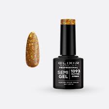 SEMI GEL COLOR 8 ML GLITTER AMBER Nº 1093 ELIXIR