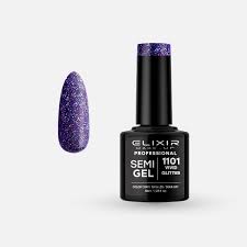 SEMI GEL COLOR 8 ML VIVID GLITTER Nº 1101 ELIXIR