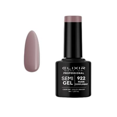 NUDE COMPLIMENT SEMI GEL COLOR 8 ML ELIXIR Nº 922