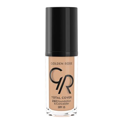 TOTAL COVER 2EN1 FOUNDATION & CONCEALER 15 GOLDEN ROSE