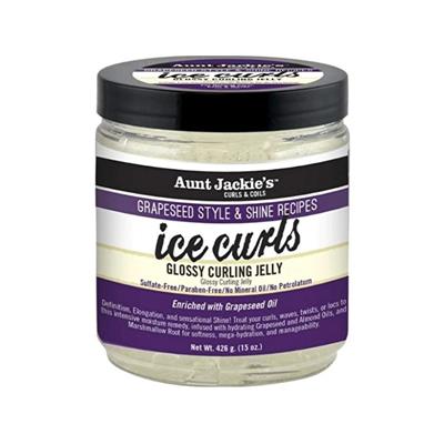 GRAPESEED ICE CURLS GLOSSY CURLING JELLY AUNT JACKIE'S 426G