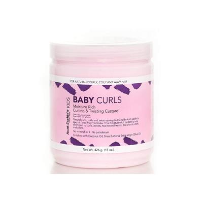 BABY CURLS MOISTURE RICH CURLING & TWISTING CUSTARD AUNT JACKIE'S 426G
