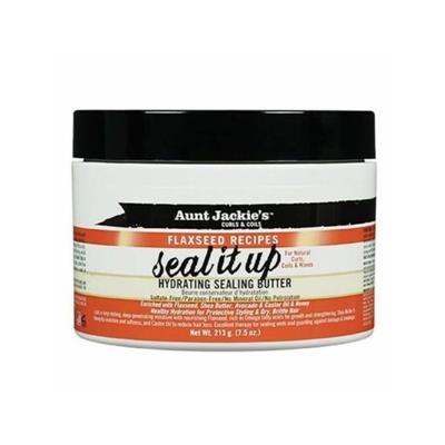 FLAXSEED RECIPES SEAL IT UP HYDRATING SEALING BUTTER AUNT JACKIE'S 213G