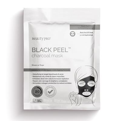 BLACK PEEL OFF MASK BEAUTY PRO 3X7G
