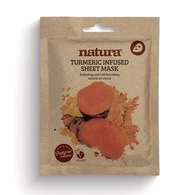 TURMERIC INFUSED SHEET MASK NATURA 22ML
