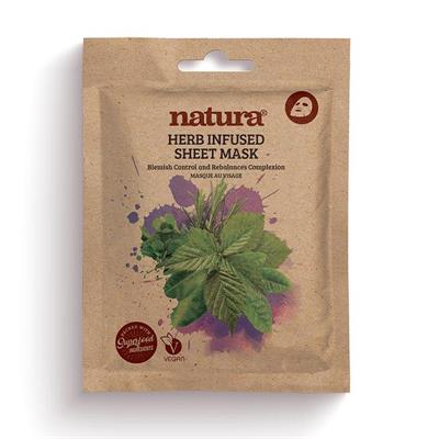 HERB INFUSED SHEET MASK NATURA 22ML
