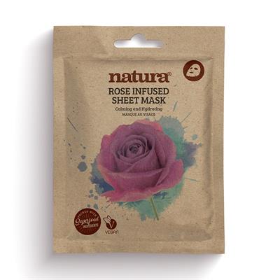 ROSE INFUSED SHEET MASK NATURA 22ML
