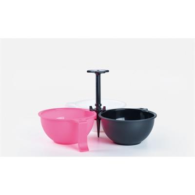 KIT SET DE 3 BOWLS DE COLORES CON SOPORTE COMFORT BIFULL