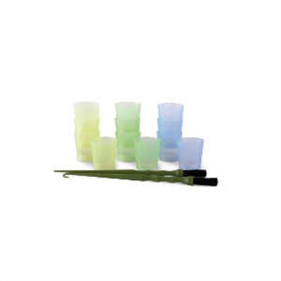 KIT 12 VASOS DE TINTE + 2 PALETINAS BIFULL