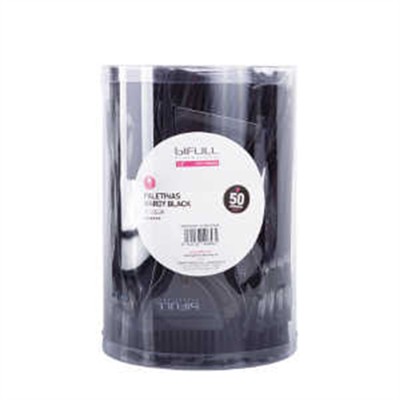 CUBO PALETINAS NEGRAS 50 UDS.