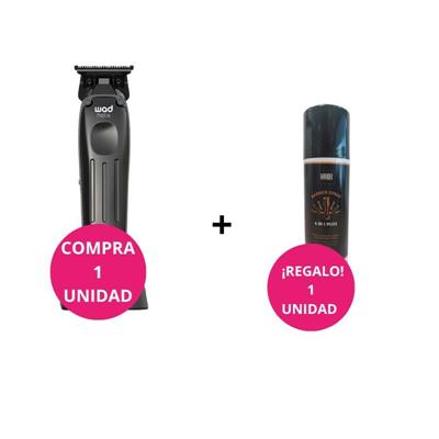 WAD KIT CORTE HELIX BLACK TRIMMER + HARDEL BARBER SPRAY
